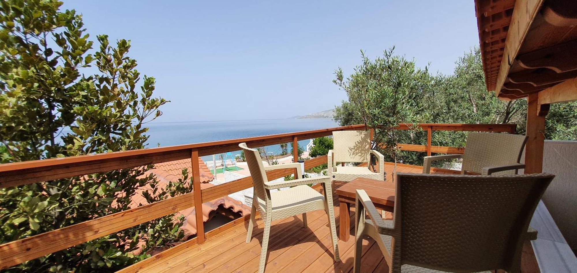 Villa Skenderi ซารานเดอ ภายนอก รูปภาพ