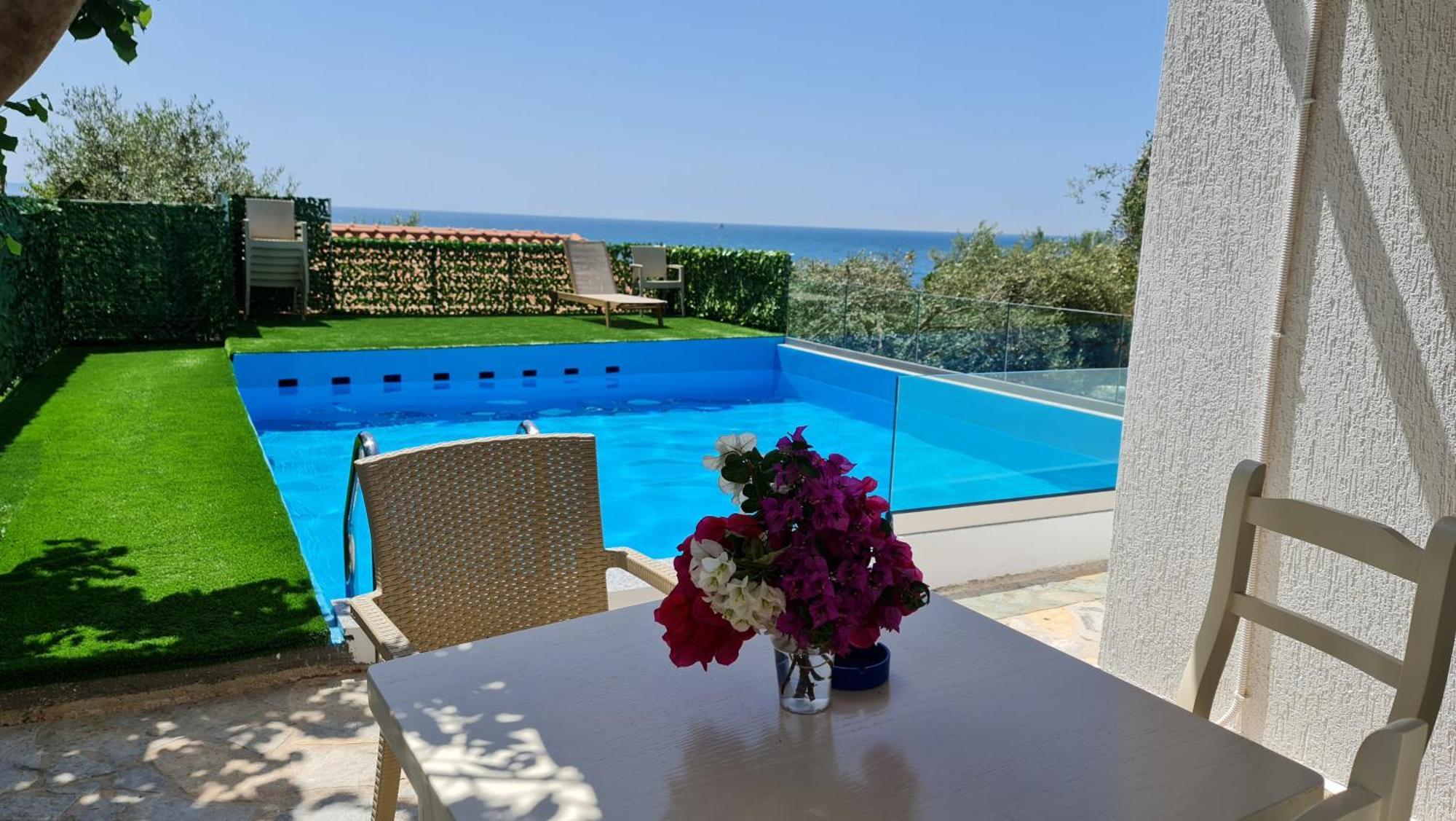Villa Skenderi ซารานเดอ ภายนอก รูปภาพ